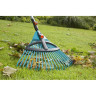 Комплект: пластиковые регулируемые грабли + деревянная ручка 130см GARDENA 03099-30.000.00